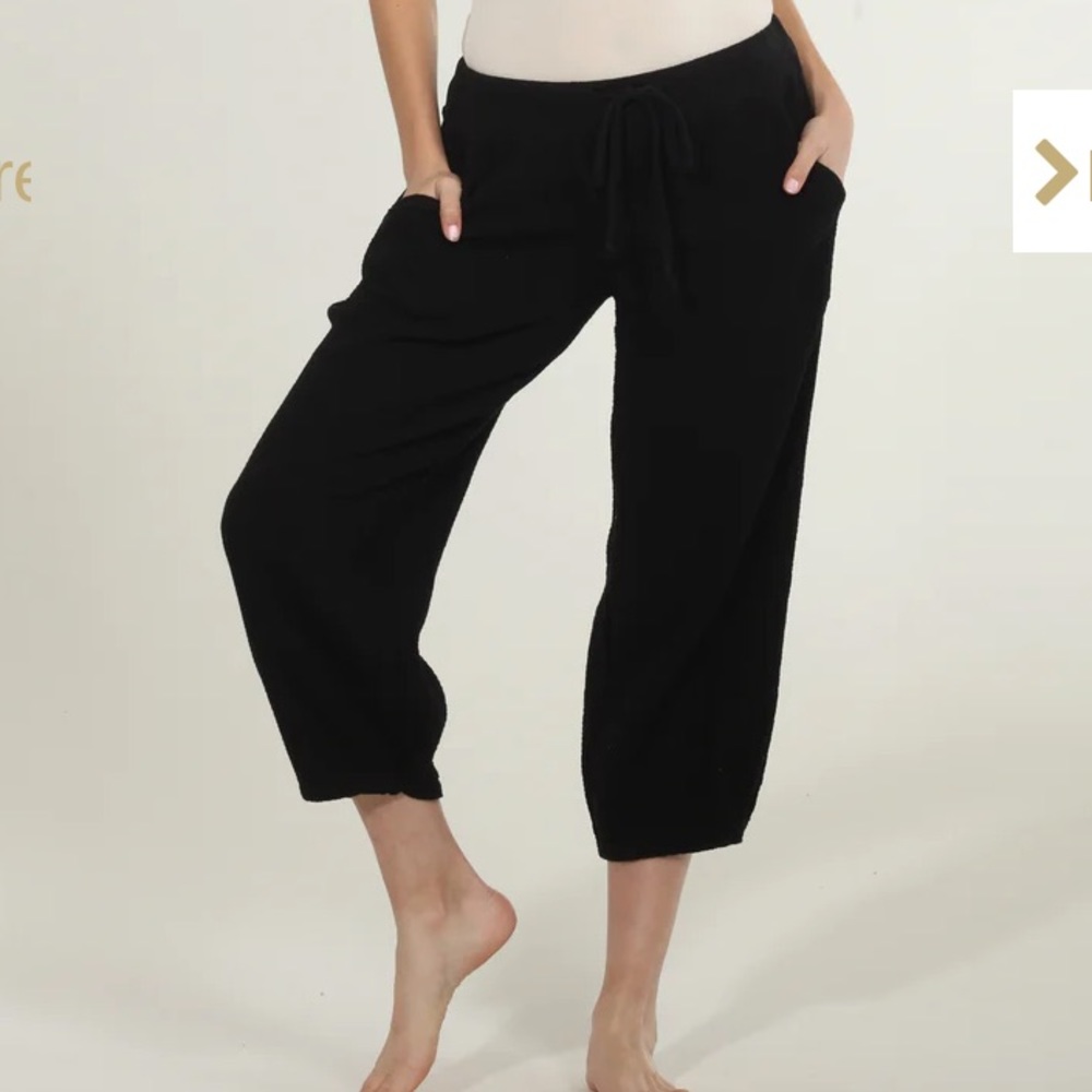 Fresh Laundry Gauze Capri Pants